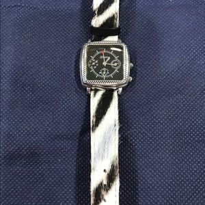 Brighton Watch with animal print band
